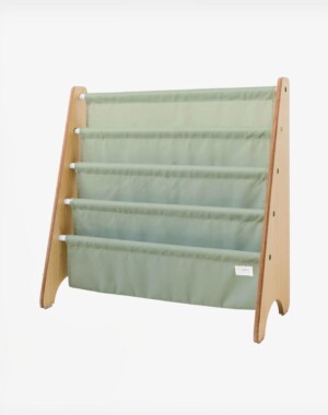 3 Sprouts Βιβλιοθήκη από ανακυκλωμένο ύφασμα, Green