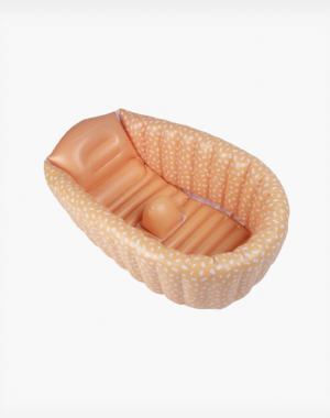 Swim Essentials Φουσκωτή πισίνα-μπανάκι με κάθισμα για μωρά από 0 μηνών - "Red with dots"