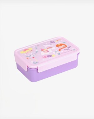 A Little Lovely Company Δοχείο φαγητού Bento με χωρίσματα- 1,2 L - Princesses
