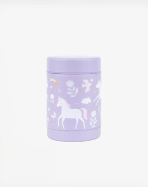 A little lovely company Θερμός φαγητού από ανοξείδωτο ατσάλι 300ml - Unicorn Dreams