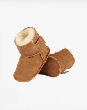 Annie & Charles Baby Shoes Βρεφικά Παπούτσια 6-12 μηνών ΄Ωχρα