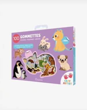 Auzou My First Pouch of Stickers - Baby Animals