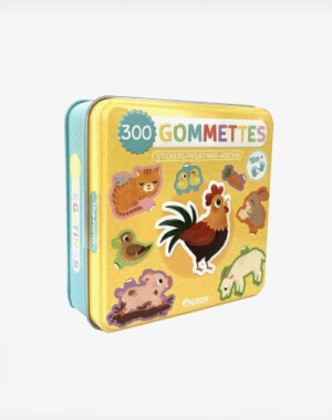 Auzou My Metallic Box of Stickers - The Farm