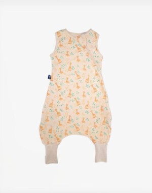 BabyBliss BlissJump x Σόφι η Καμηλοπάρδαλη Υπνόσακος Χειμωνιάτικος 2.5 tog με ποδαράκια από οργανικό βαμβάκι Vanilla | 18-36 μηνών