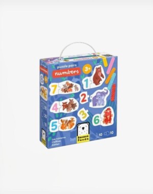 Banana Panda Puzzle Pairs Numbers