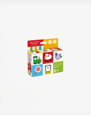 Banana Panda Βρεφικές Κάρτες Υψηλής Αντίθεσης σε κορδόνι High Contrast Baby Cards on a String 6-9M