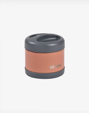 Beaba Θερμός Φαγητού 500ml Mineral grey/Terracotta