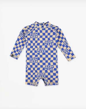 Beach & Bandits Ολόσωμο Μακρυμάνικο Μαγιό Checkered Summer Baby