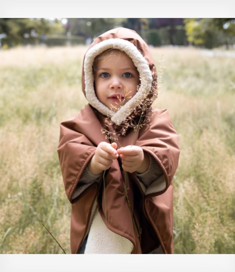 Bemini Αδιάβροχο Poncho Ταξιδίου Brown 9 - 36 μηνών - Image 3