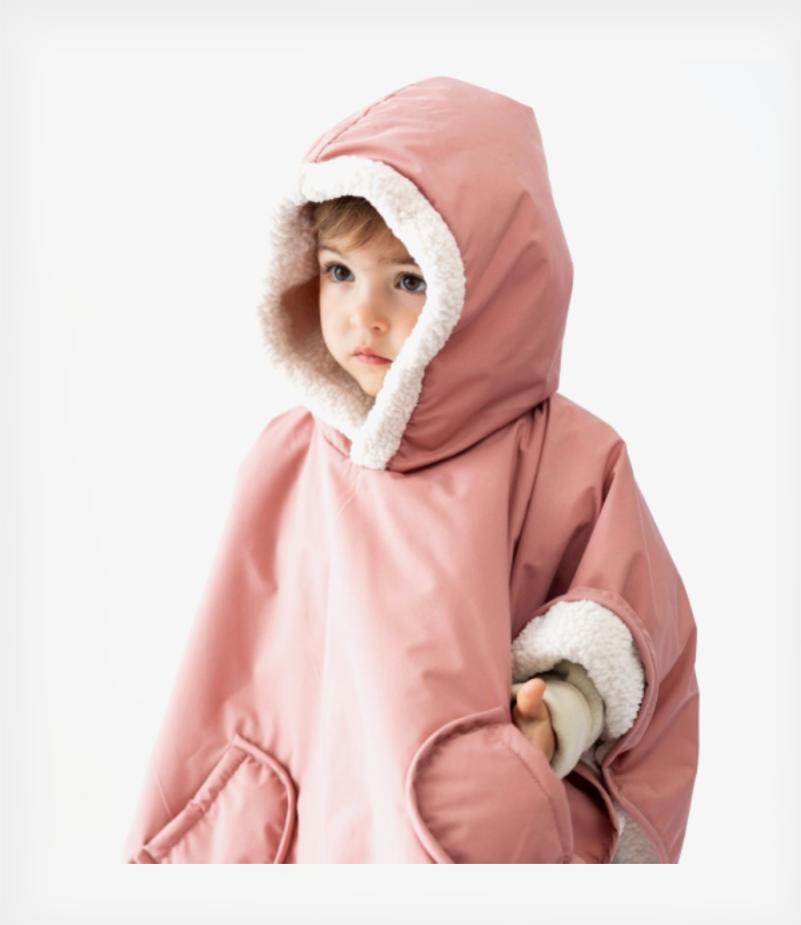 Bemini Αδιάβροχο Poncho Ταξιδίου Pink 9 - 36 μηνών - Image 2