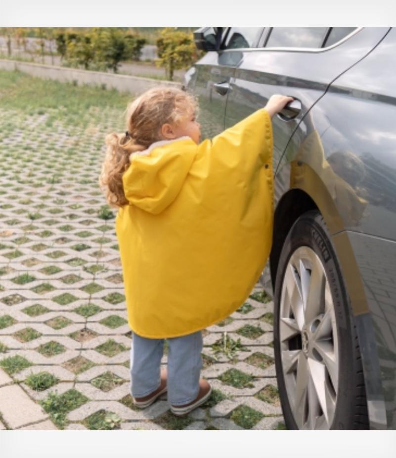 Bemini Αδιάβροχο Poncho Ταξιδίου Yellow 9 - 36 μηνών - Image 2