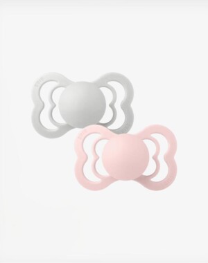 Bibs Πιπίλες Supreme 2 Τεμάχια No1 0-6 μηνών Haze/Blossom