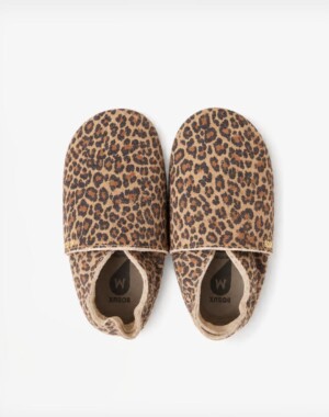 Bobux Βρεφικά παπούτσια Soft sole (9-15 μηνών) Leopard Shimmer