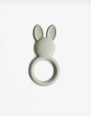 Mushie Μασητικό Bunny Teether Sage