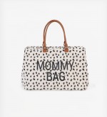 Childhome Τσάντα Αλλαγής Mommy Bag Big Canvas Leopard