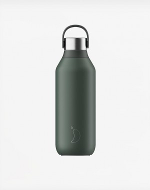 Chilly’s Μπουκάλι Θερμός S2 Pine Green 500ml