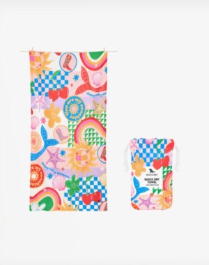 Dock and Bay Πετσέτα θαλάσσης Good Vibes Club Microfiber L. 160 x 90 εκ.