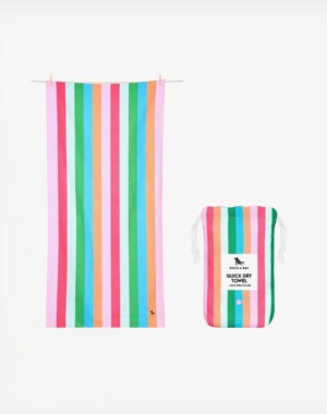 Dock and Bay Πετσέτα θαλάσσης Quickdry Tutti Frutti Microfiber L. 160 x 90 εκ.