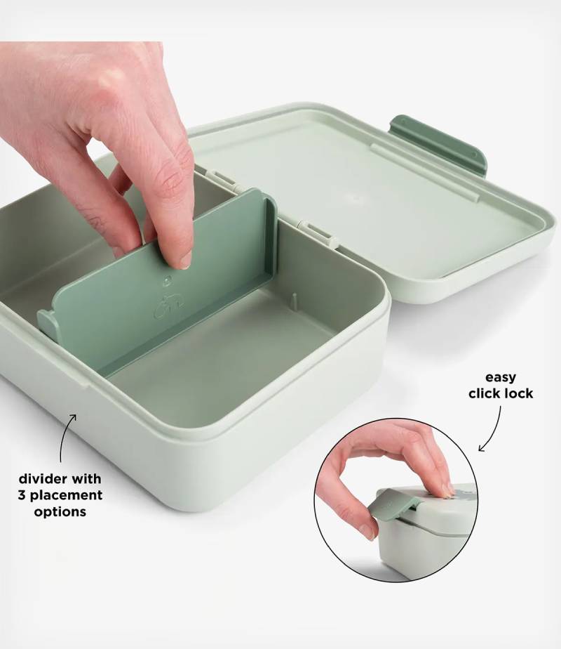 Done By Deer Δοχείο Φαγητού με Χωρίσματα Playground - Green - Image 3