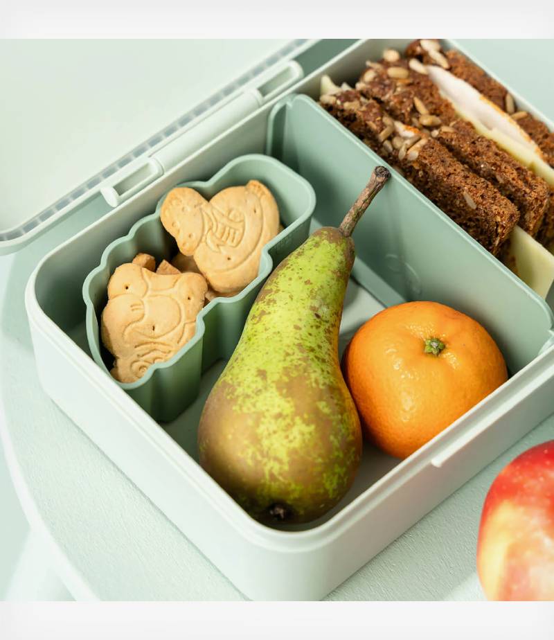 Done By Deer Δοχείο Φαγητού με Χωρίσματα Playground - Green - Image 4