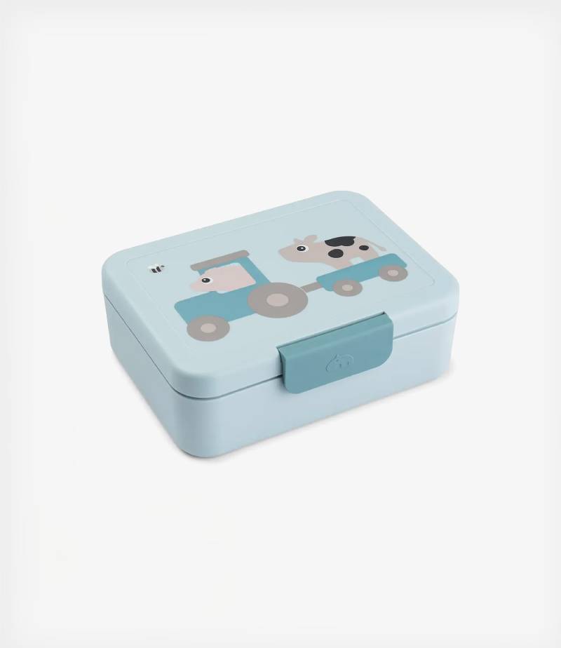 Done By Deer Δοχείο Φαγητού με Χωρίσματα Tiny Farm - Blue