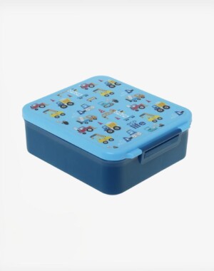Ecolife Φαγητοδοχείο με Χωρίσματα & Θερμομπόλ 1700ml | Blue Cars