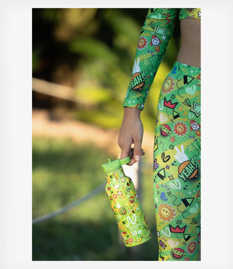 Ecolife Kids Ανοξείδωτο Παγούρι Θερμός Ecolife x Vasiliki Borola 500 ml - Image 4