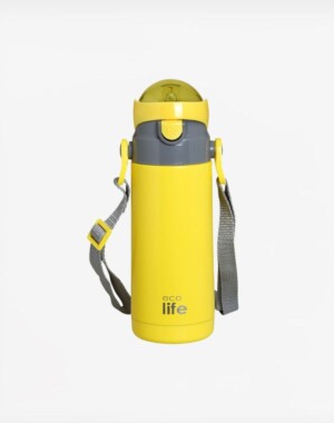 Ecolife Ανοξείδωτο Παγούρι Θερμός Kids Thermos Yellow 400ml