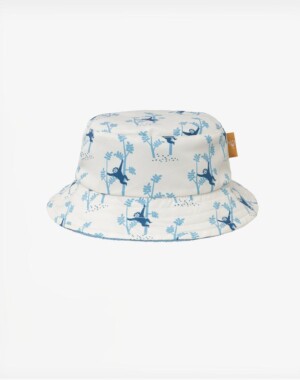 Fresk Καπέλο Bucket διπλής όψης με UVA-UVB προστασία για 2 ετών Monkey