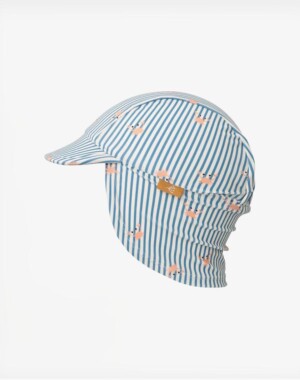 Fresk Καπέλο τύπου λεγεωνάριου με προστασία UV50 για 2 ετών Stripes & crabs