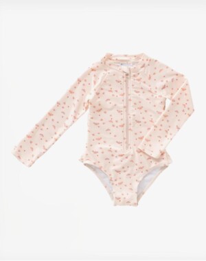 Fresk Ολόσωμο μακρυμάνικο μαγιό με προστασία UV50 Butterflies