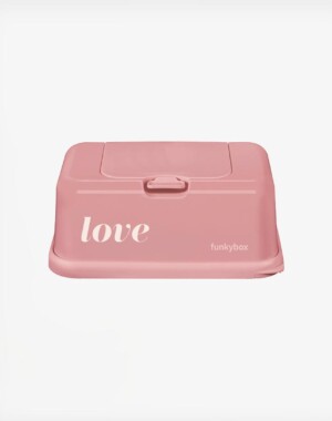 Funkybox Θήκη για Μωρομάντηλα Vintage Pink – Love