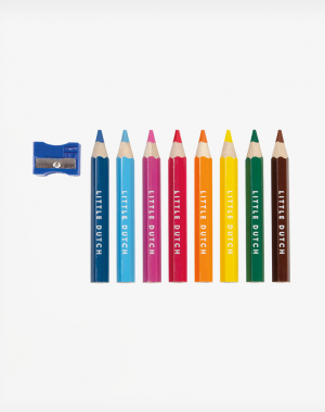 Little Dutch Σετ 8 ξυλομπογιές με ξύστρα