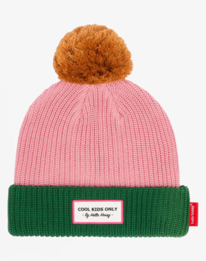 HELLO HOSSY. Σκουφάκι παιδικό Color Block Rosy No 48-52