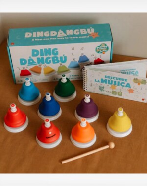 Juegaconmigo Μουσικά κουδουνάκια Dingdangdong Push με 8 νότες