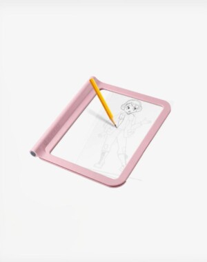 KIDYWOLF Tablet ζωγραφικής με φως, 2 όψεων με οθόνη LΕD & μαυροπίνακα - Σχέδιο Μόδας