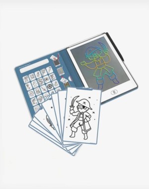 KIDYWOLF Tablet ζωγραφικής με οθόνη LCD (30 κάρτες) - Oceans & Pirates