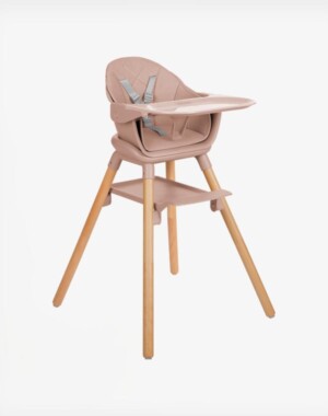 Kikka Boo Καρεκλάκι φαγητού 6σε1 Woody Ροζ