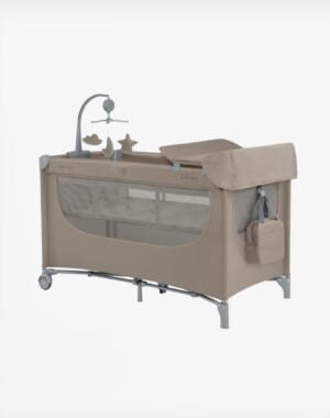 Kikka Boo Παρκοκρέβατο 2 επιπέδων Nighty Night Μπεζ