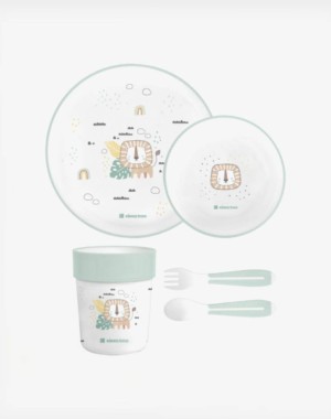 Kikka Boo Σετ Φαγητού PP Savanna Mint