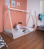 Κρεβάτι Tipi 70X140cm Natural White