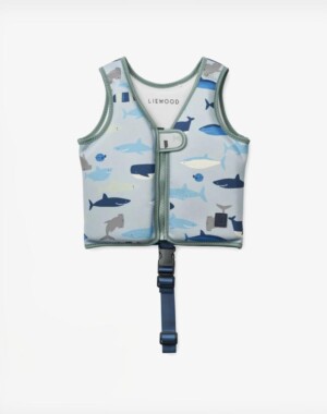 Liewood Σωσίβιο Γιλέκο Dove 15-19 kg - Shark/Dove Blue