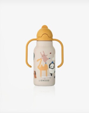Liewood Μπουκάλι Νερού Θερμός Kimmie 250ml - Around the world/Sandy