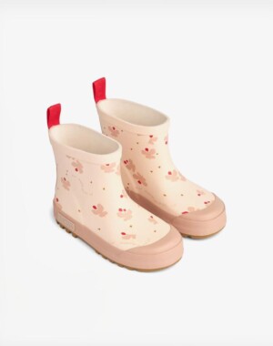Liewood Παιδικές Γαλότσες Tekla Rain Boots Mini Butterfly/Apple Blossom