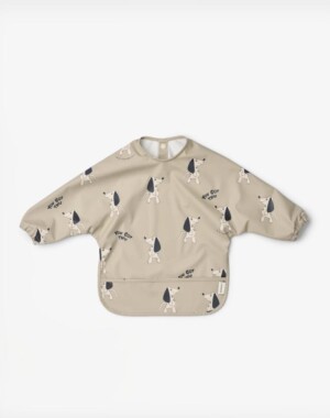 Liewood Σαλιάρα με μακρύ μανίκι Merle cape bib Dakota Dog/Mist