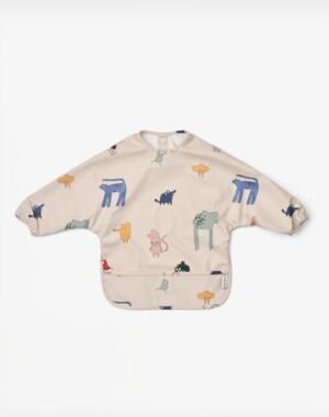 Liewood Σαλιάρα με μακρύ μανίκι Merle cape bib Imagine/Sandy
