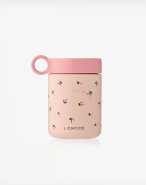 Liewood Θερμός Φαγητού Kiani Printed Food Jar 350ml - Mini Cherry Heart/Rosey