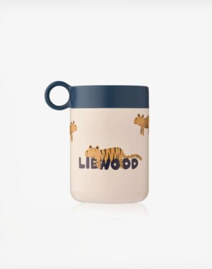 Liewood Θερμός Φαγητού Kiani Printed Food Jar 350ml - Tiger/Sandy