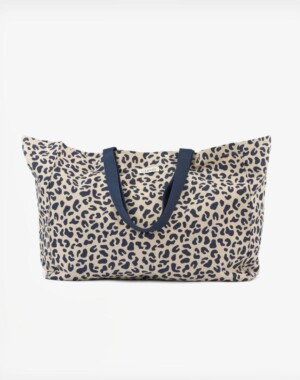 Liewood Βαμβακερή τσάντα Maxi Tote Bag Mega Leo Mist