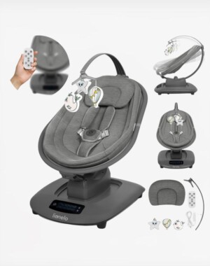 Lionelo Blossom Διαδραστικό Ηλεκτρικό Ρηλάξ Gray Concrete